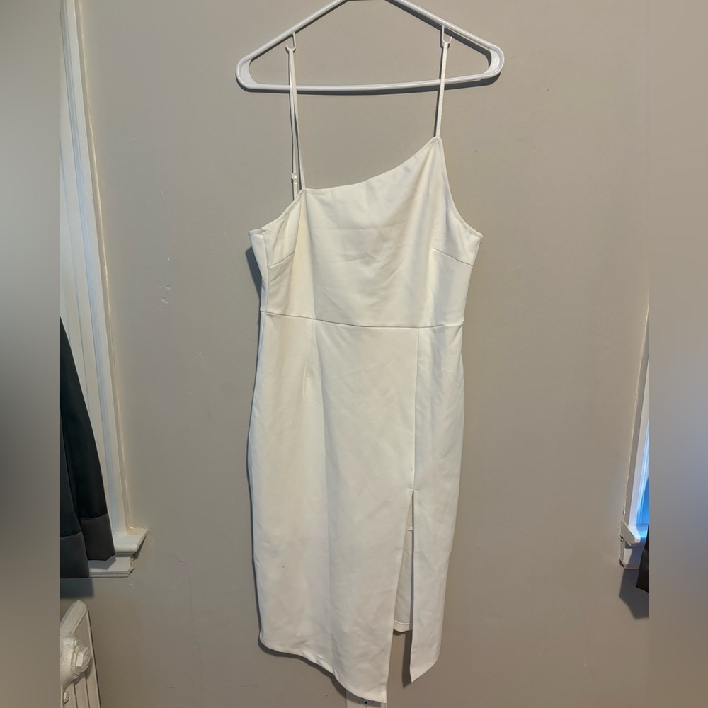 White Mid Dress